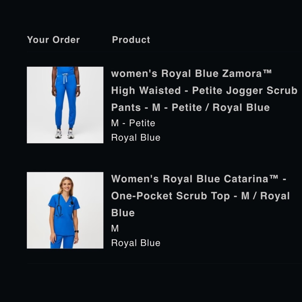 Figs Royal Blue Set M/MP